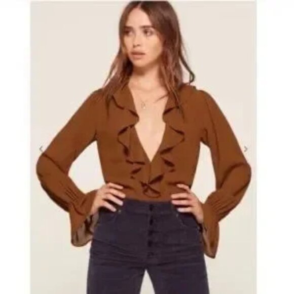 Reformation - Black Penny Bodysuit - Picture 6 of 15